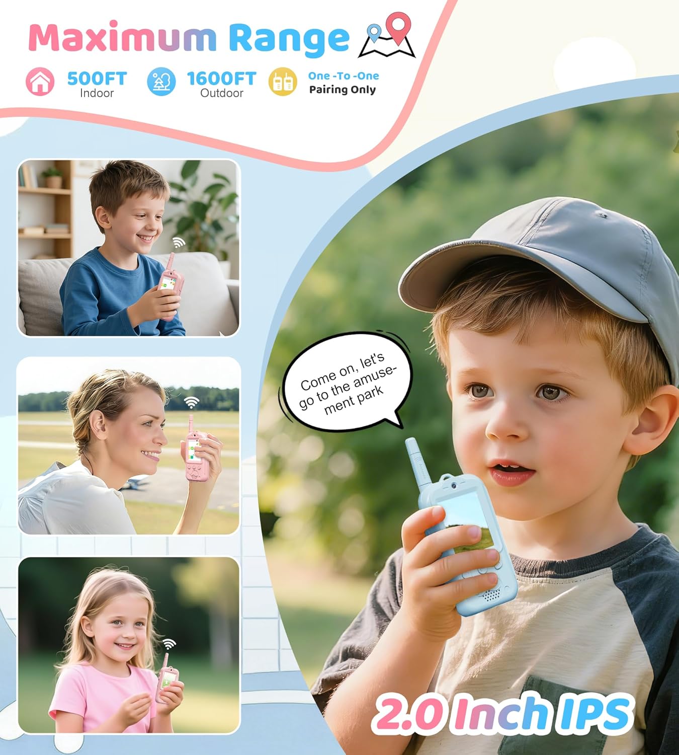 Kids Walkie-Talkie With Camera